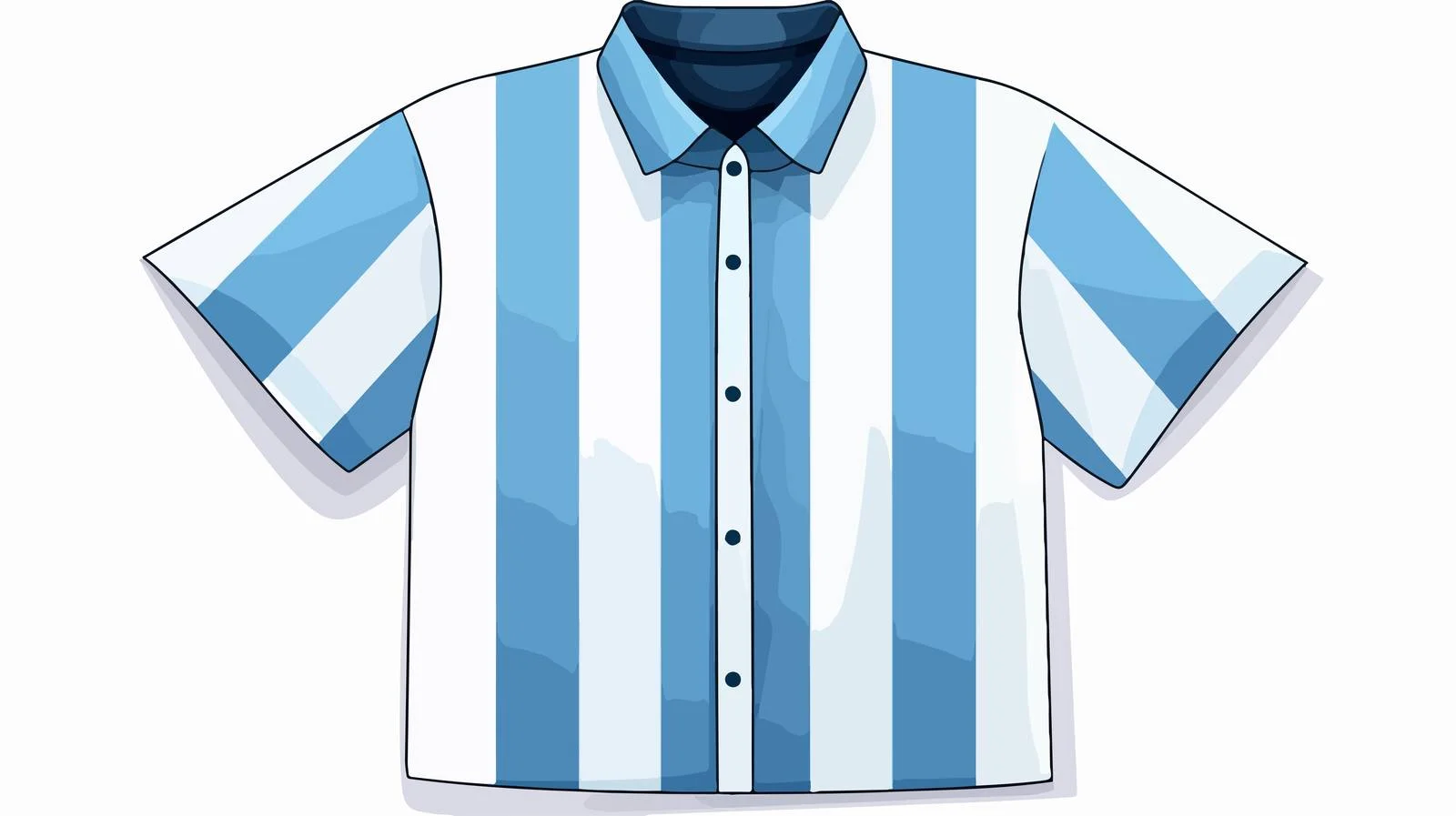 Modern Striped Shirt — free download from Dotvec