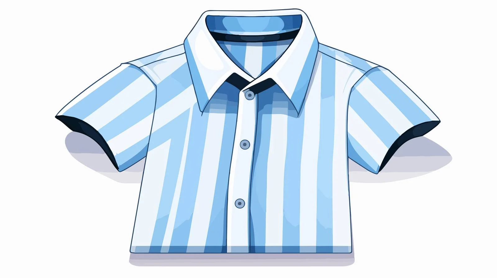 Cool Striped Shirt Vector Illustration — free download from Dotvec