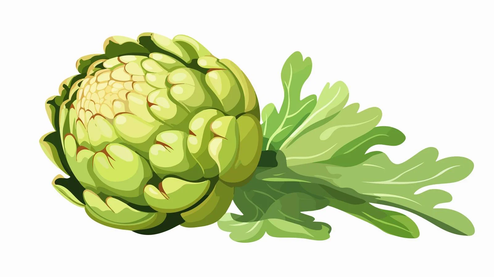 Vibrant Fresh Artichoke on Stem — free download from Dotvec