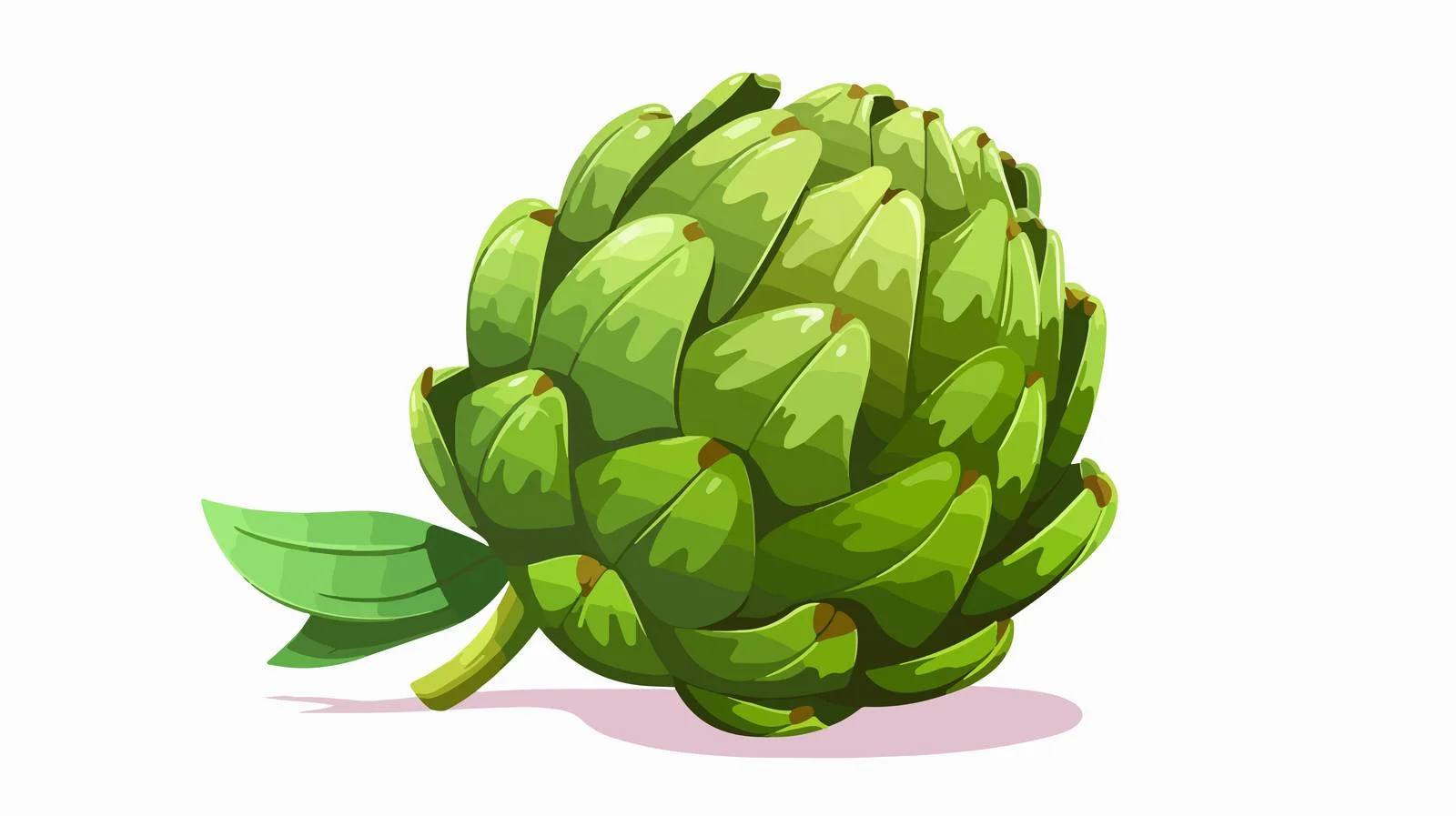 Vibrant Artichoke on Natural Stem — free download from Dotvec