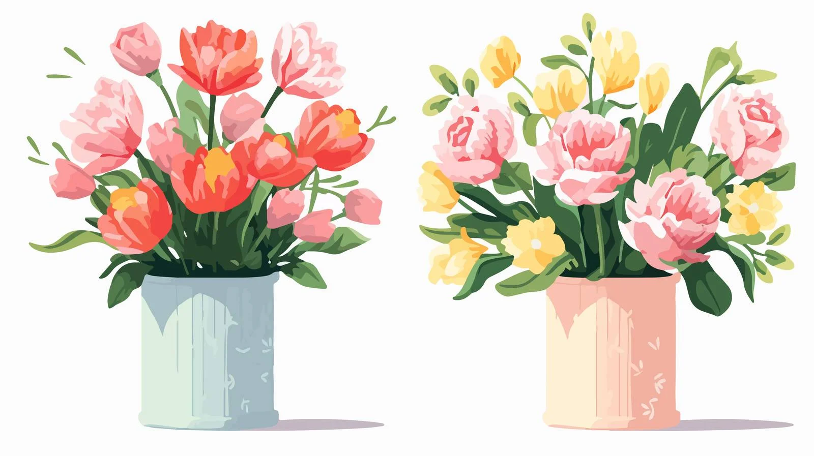 Lush Spring Floral Foliage in Bloom — free download from Dotvec