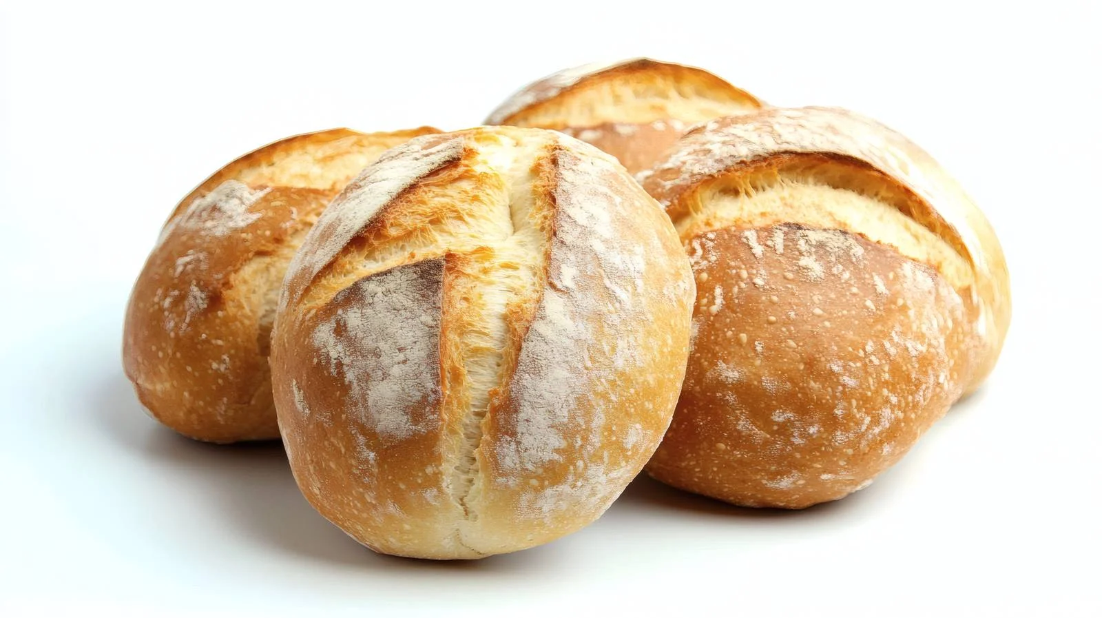 Single Fresh Loaf on White Background — free download from Dotvec