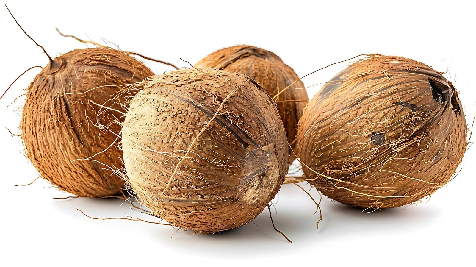 Display of Fresh Coconuts in Store — free download from Dotvec