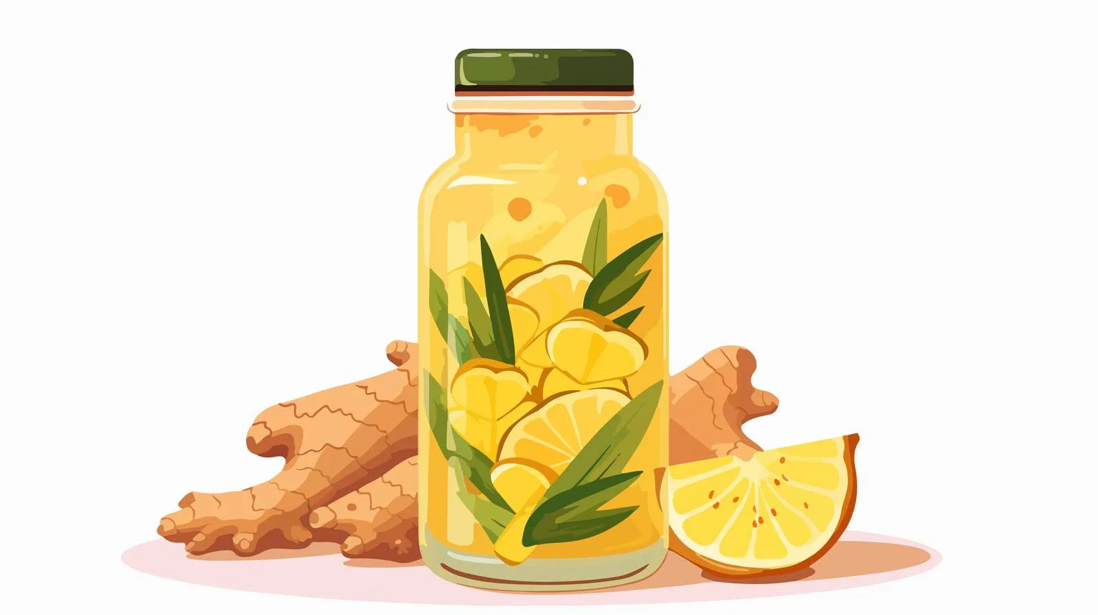 Invigorating Ginger Infused Detox Beverage — free download from Dotvec