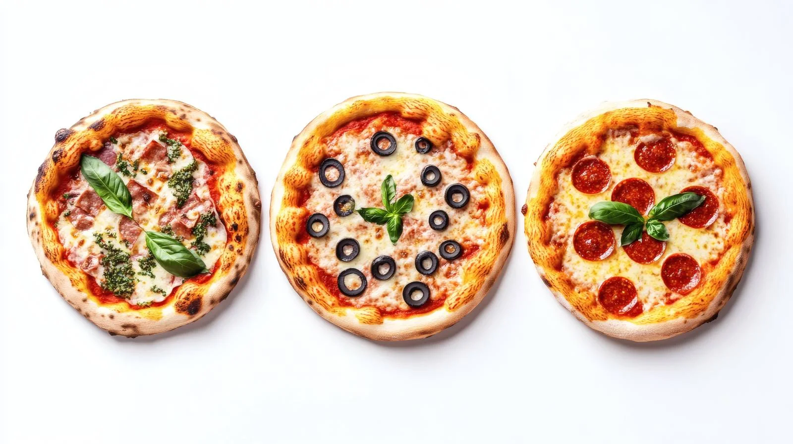 Gourmet pizzas for party gathering — free download from Dotvec