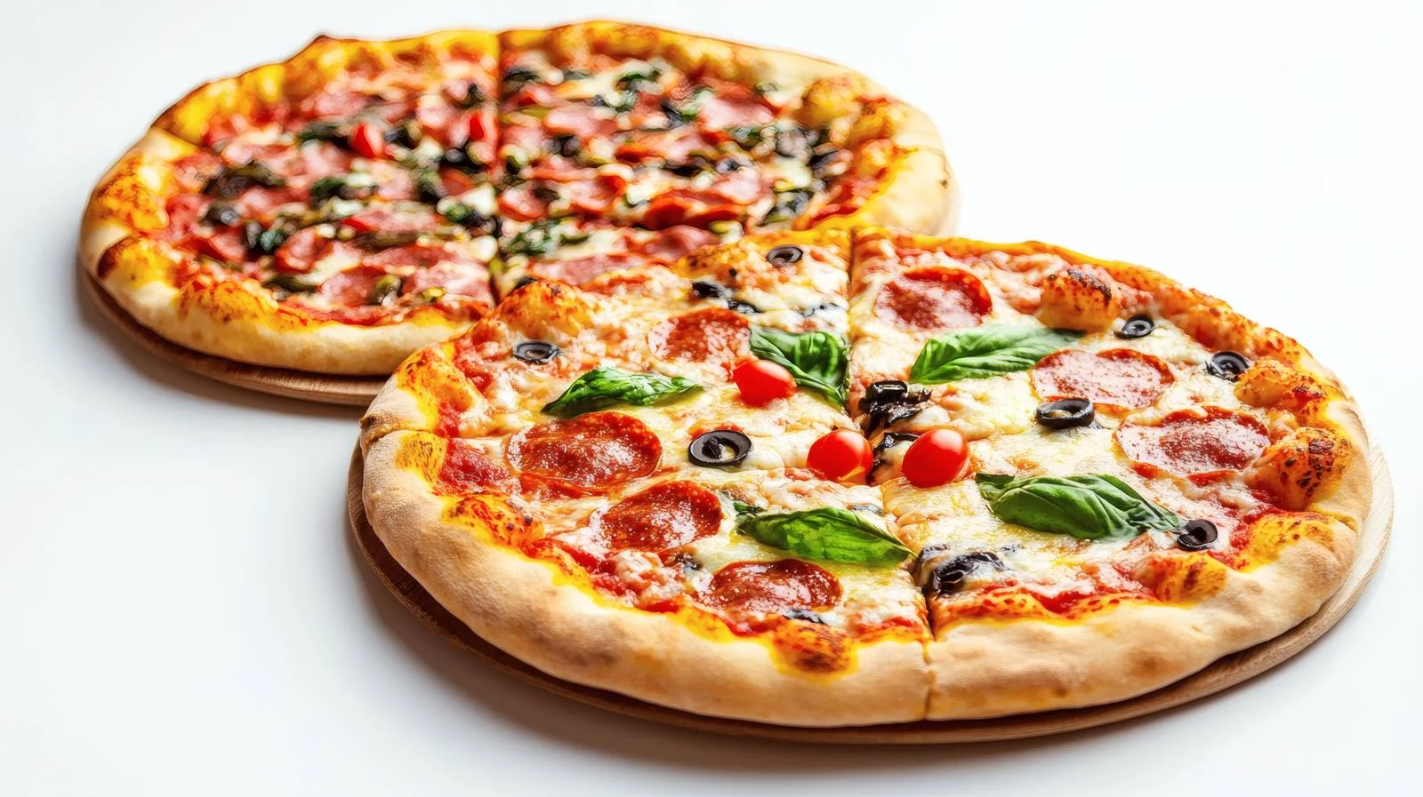 Flavorful pizzas for festive gatherings — free download from Dotvec