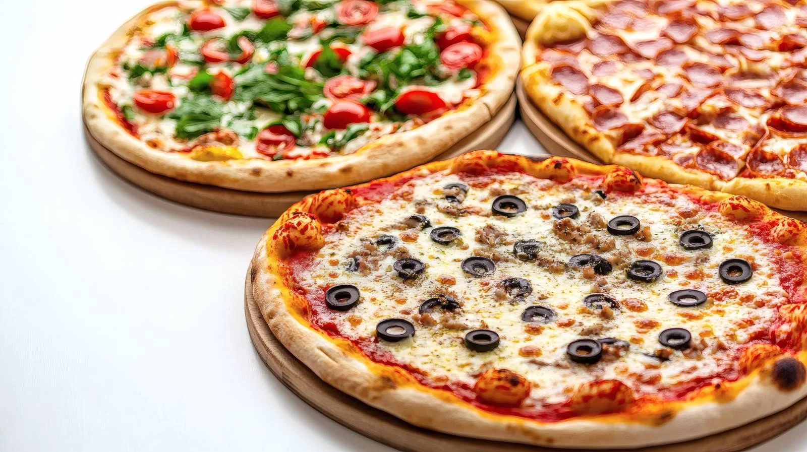 Gourmet pizza selection ideal for parties — free download from Dotvec