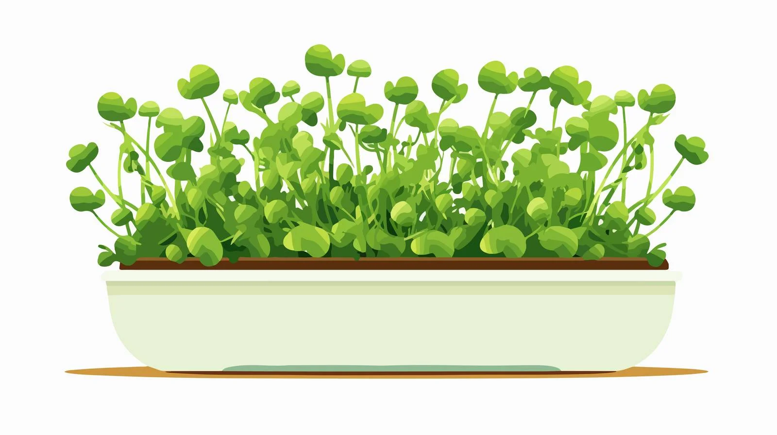 Vibrant Radish Microgreens in Container — free download from Dotvec