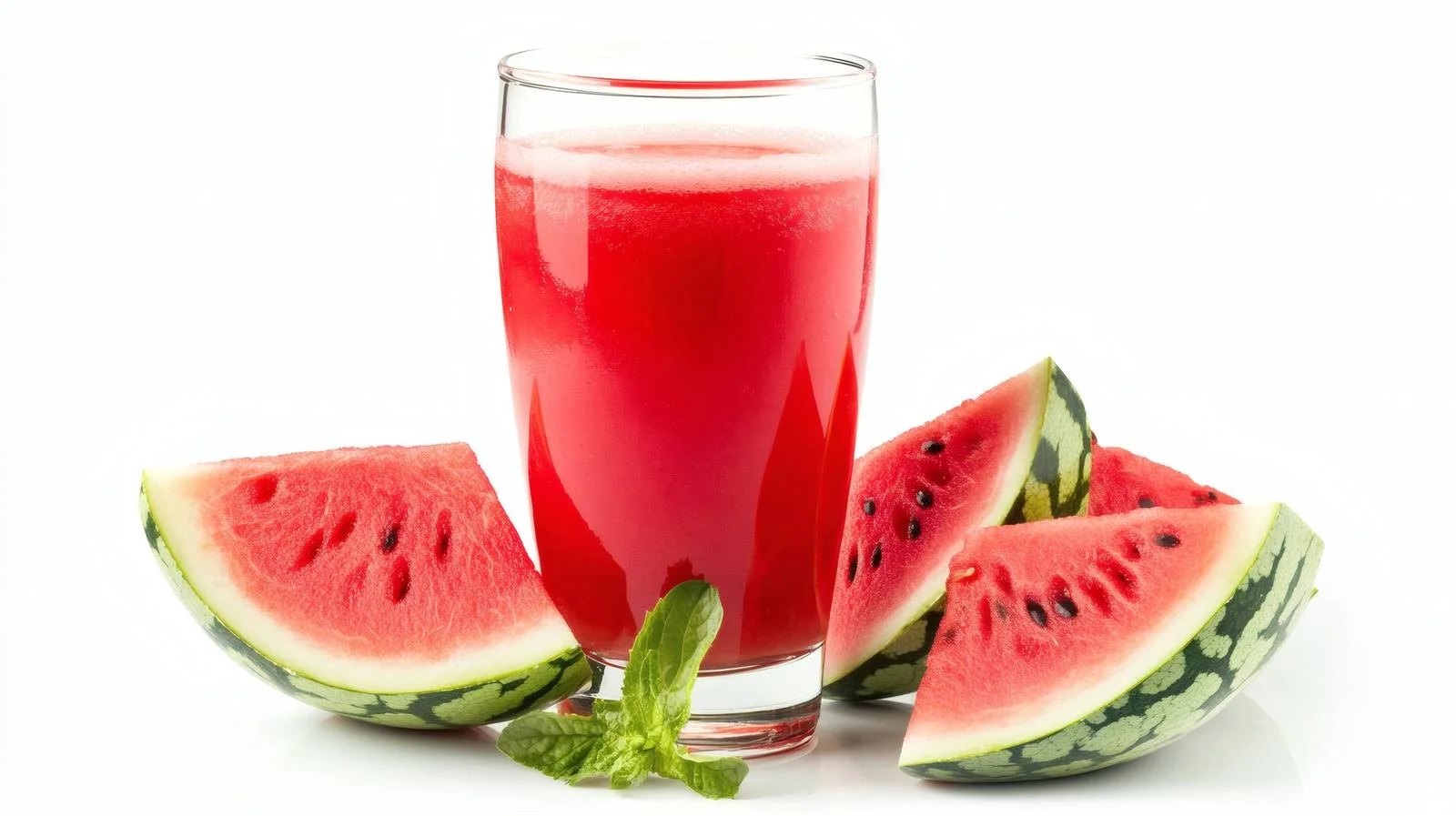 Refreshing watermelon juice on white background — free download from Dotvec