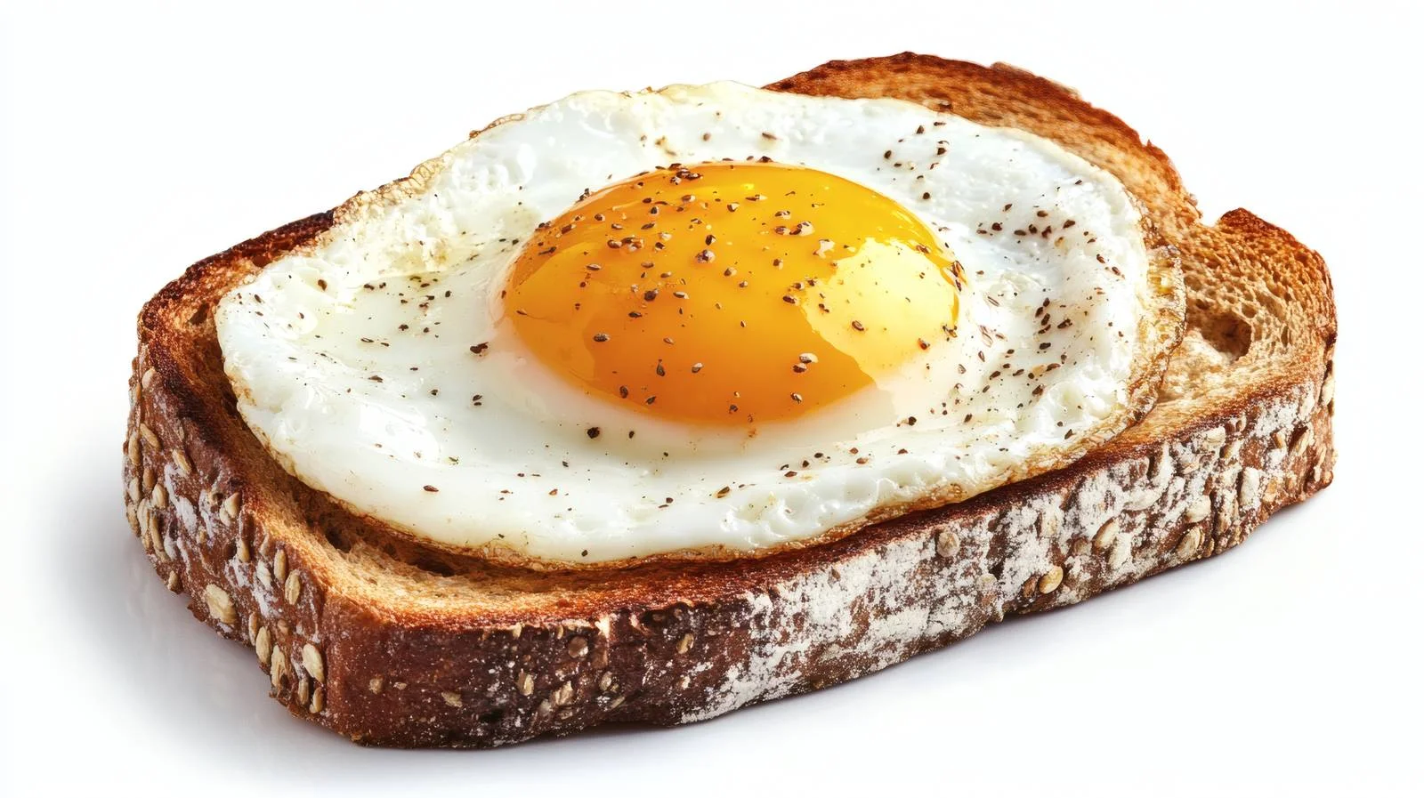 Nutritious Fried Egg on Toast Presentation — free download from Dotvec