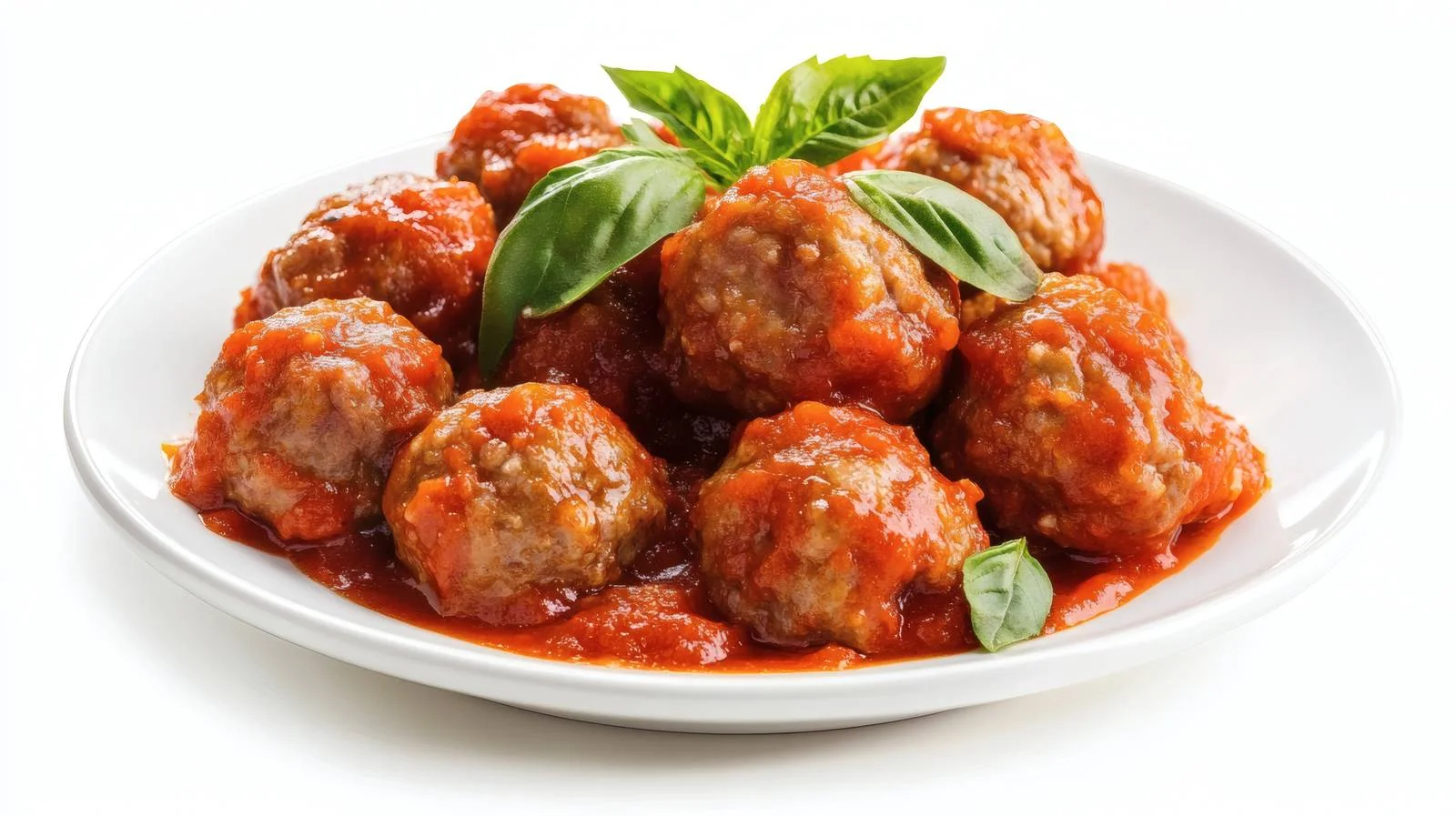 Delicious Meatballs in Tomato Sauce Presentation — free download from Dotvec
