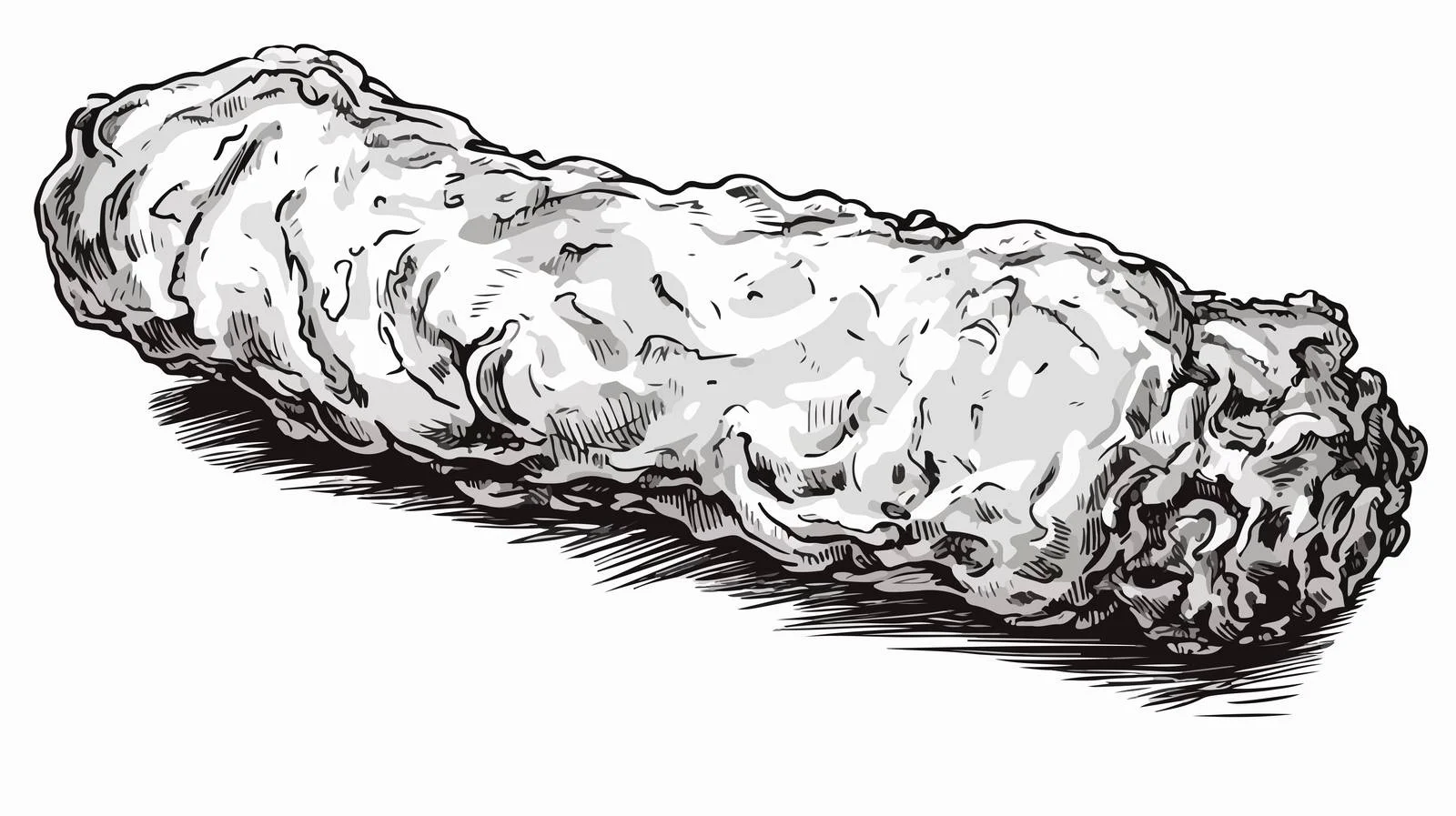 Hand-Drawn Fried Chicken Doodle Sketch — free download from Dotvec