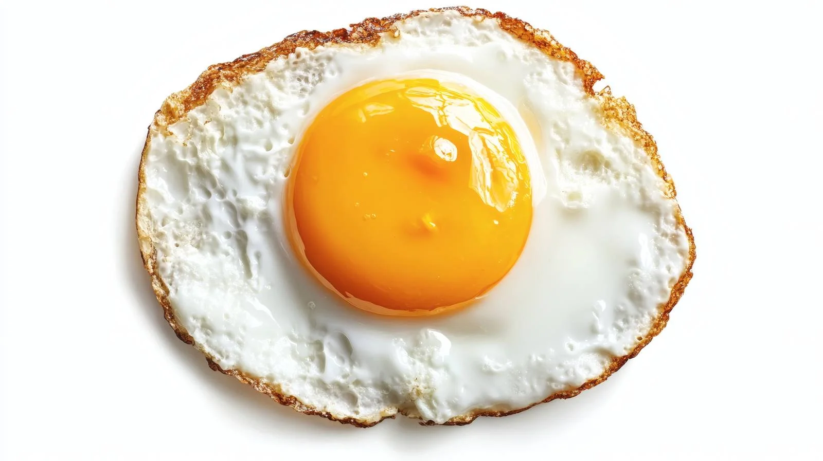 Perfectly Cooked Fried Egg on White Background — free download from Dotvec