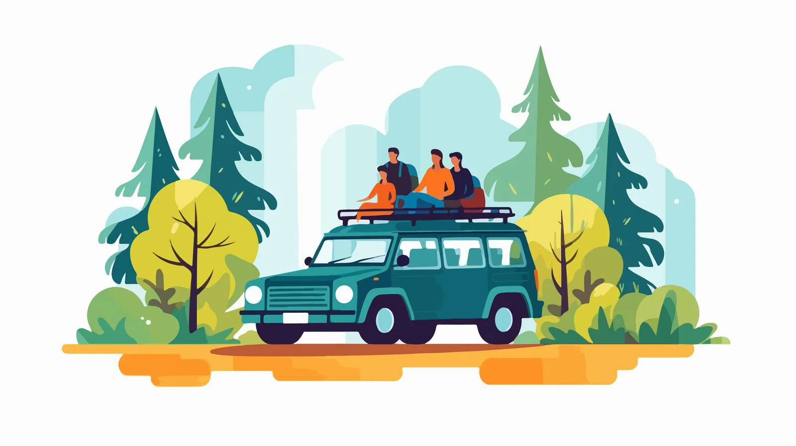 Adventure Seekers on Road Trip Exploration — free download from Dotvec