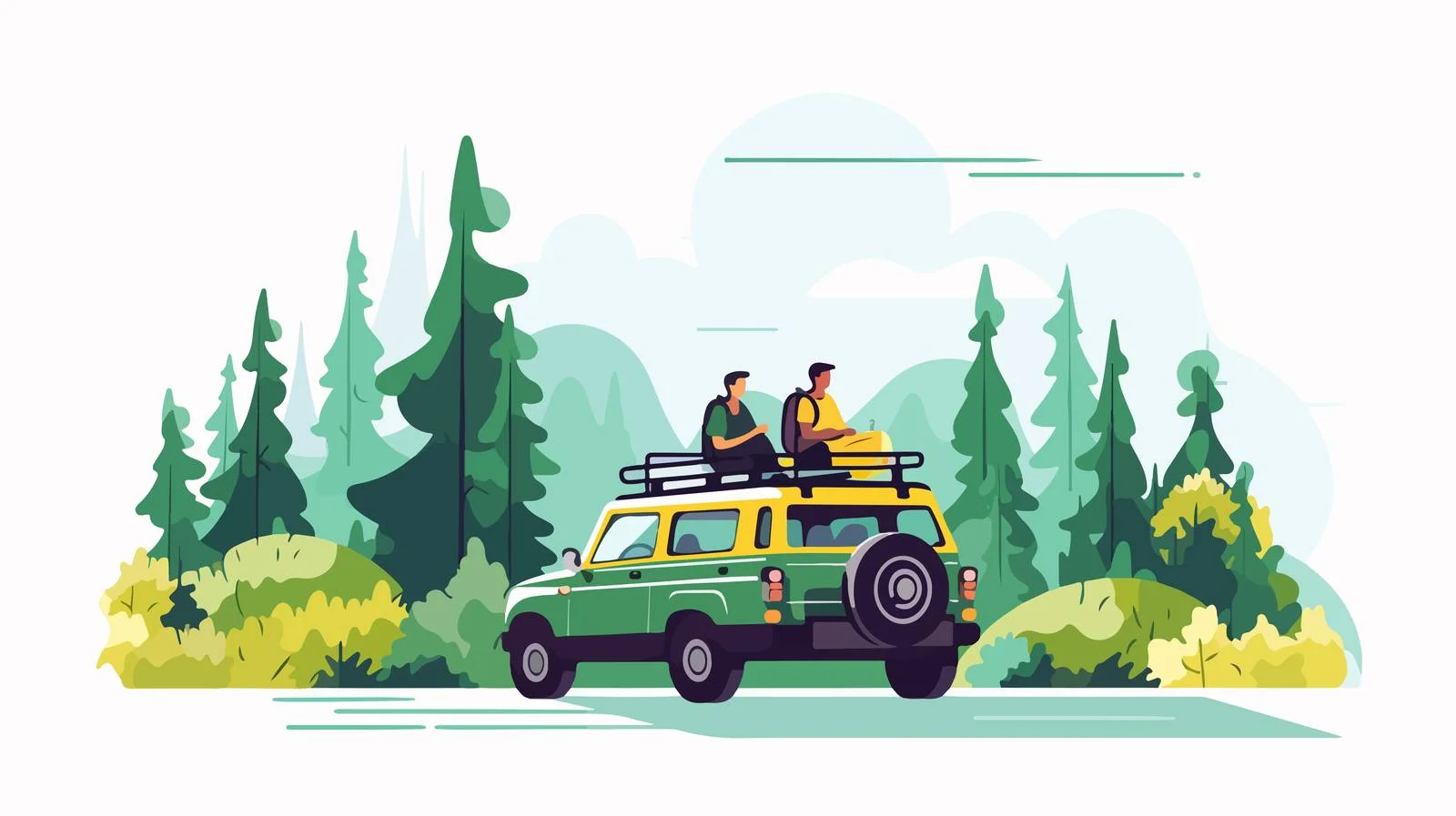 Exploring the Road: Traveling Friends Journey — free download from Dotvec