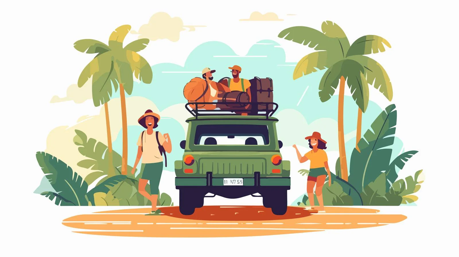 Exploring with Friends: Road Trip Adventure — free download from Dotvec