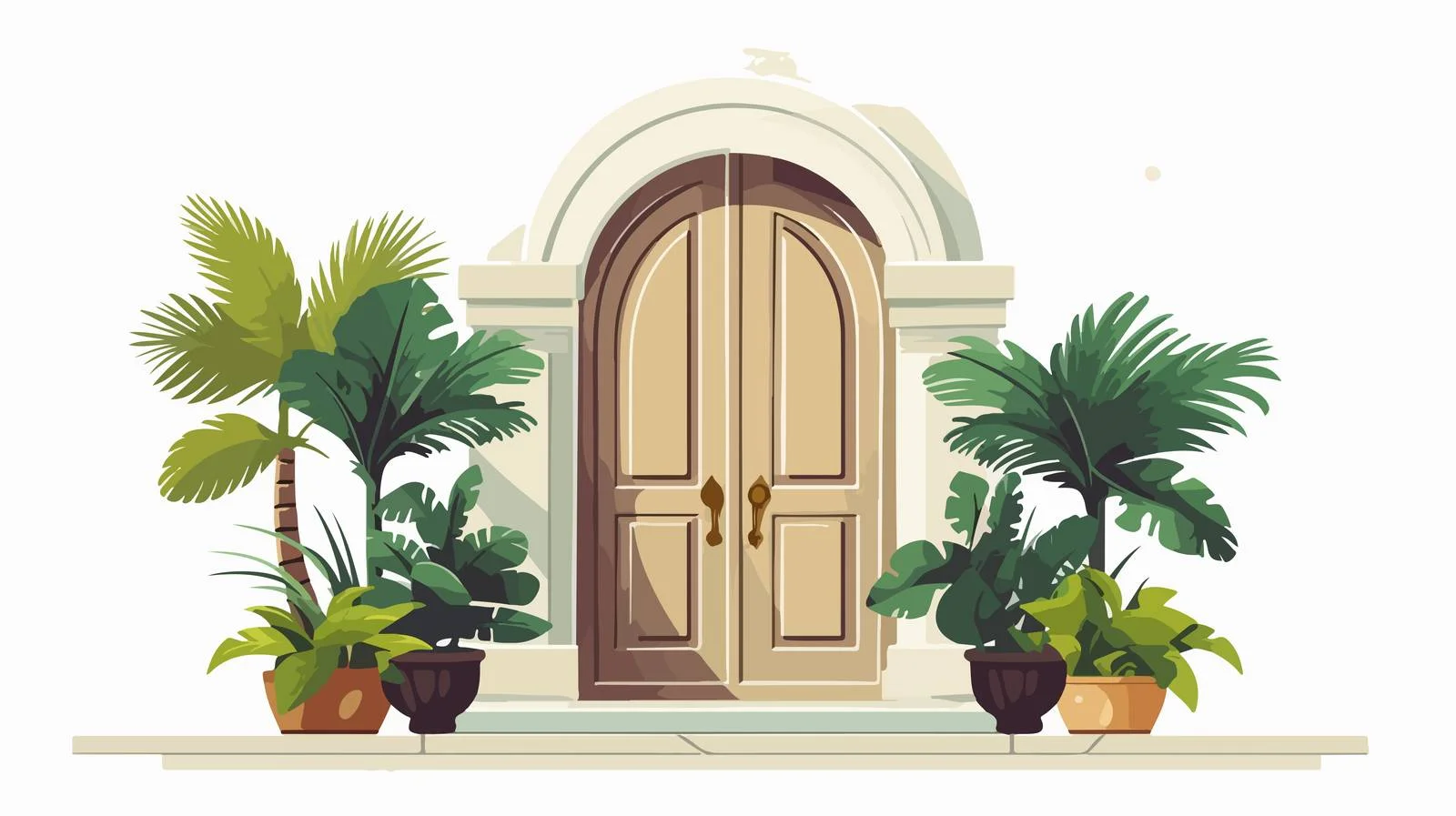 Residential House Entrance and Front Exterior — free download from Dotvec