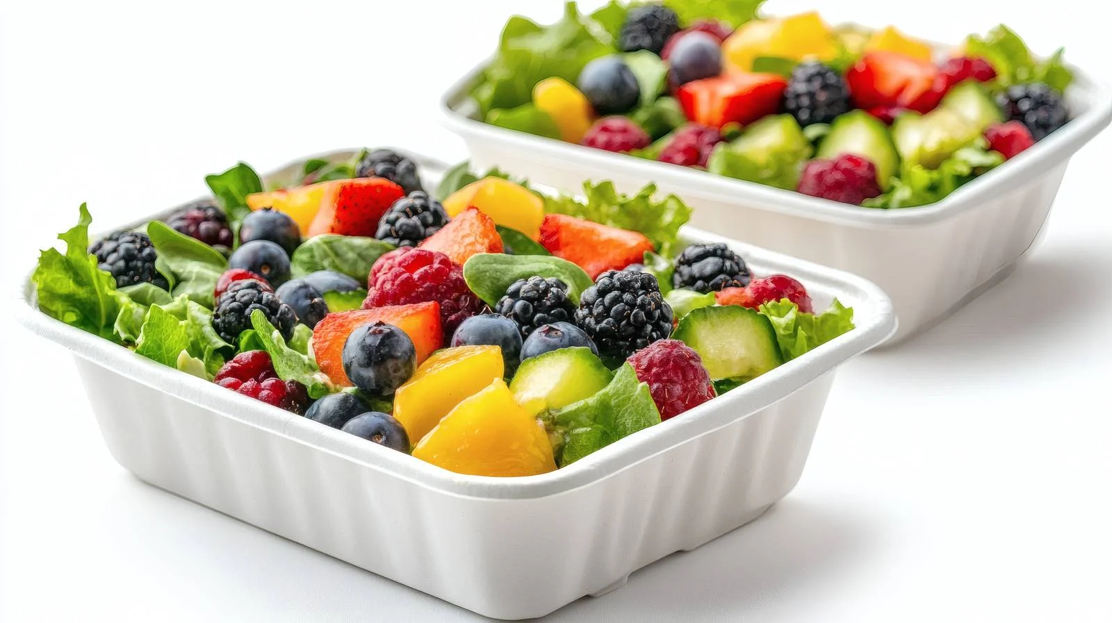 Fresh Fruit and Berry Salad To-Go — free download from Dotvec
