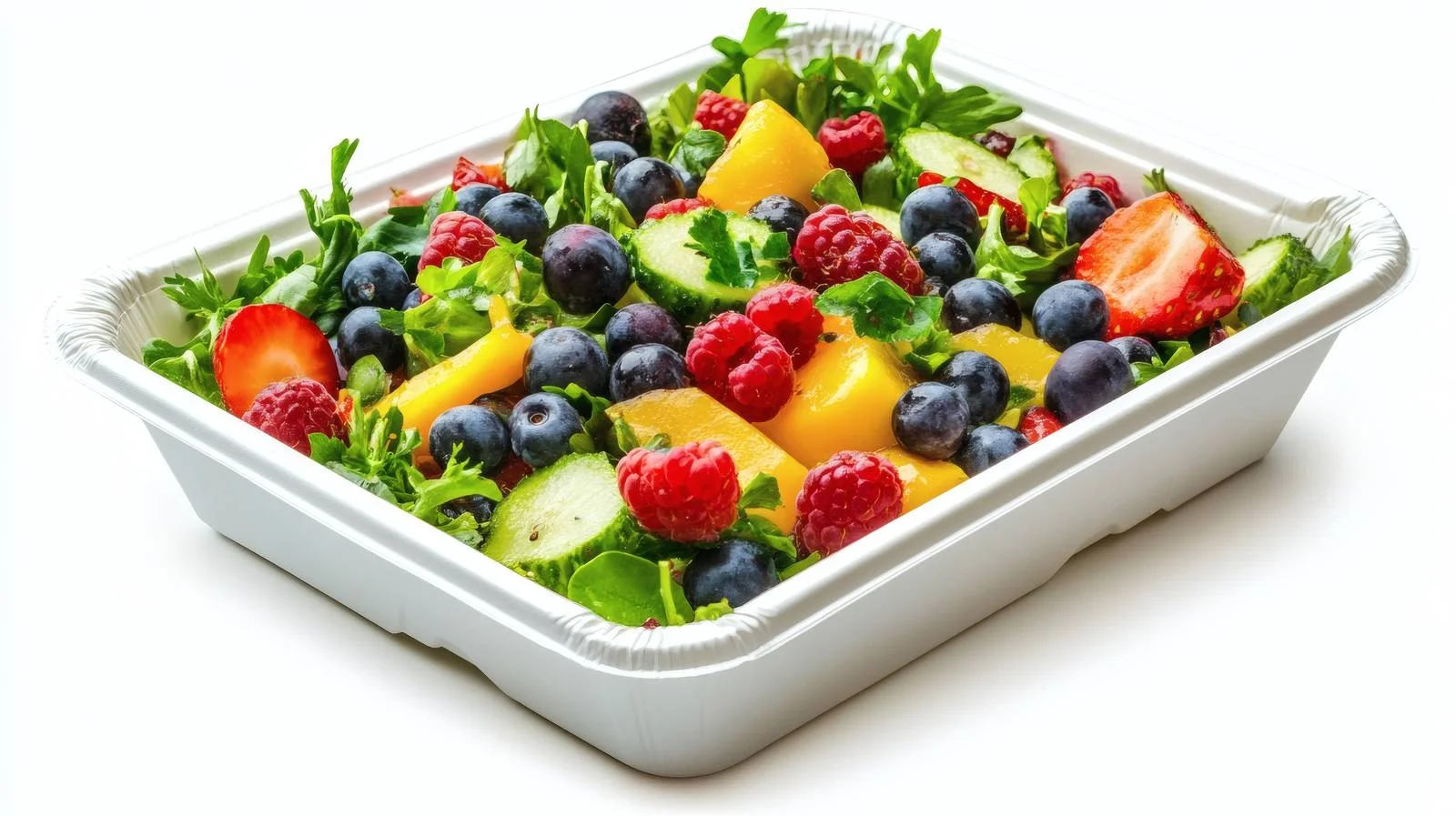 Fresh Fruit and Berry Salad Takeaway — free download from Dotvec