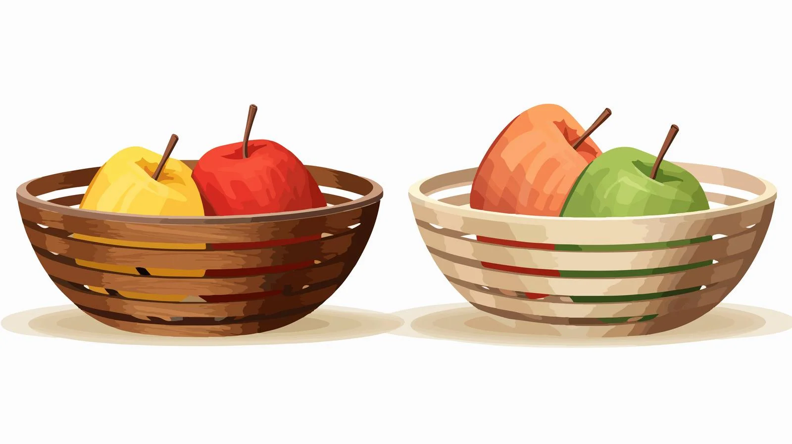 Elegant Metal-Wood Fruit Holder Basket — free download from Dotvec
