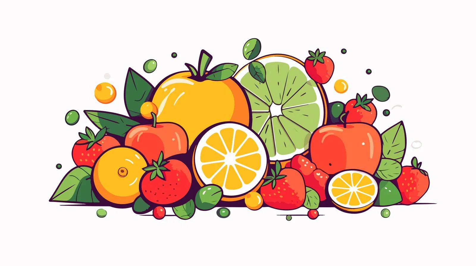 Fruit Variety Icon Collection — free download from Dotvec