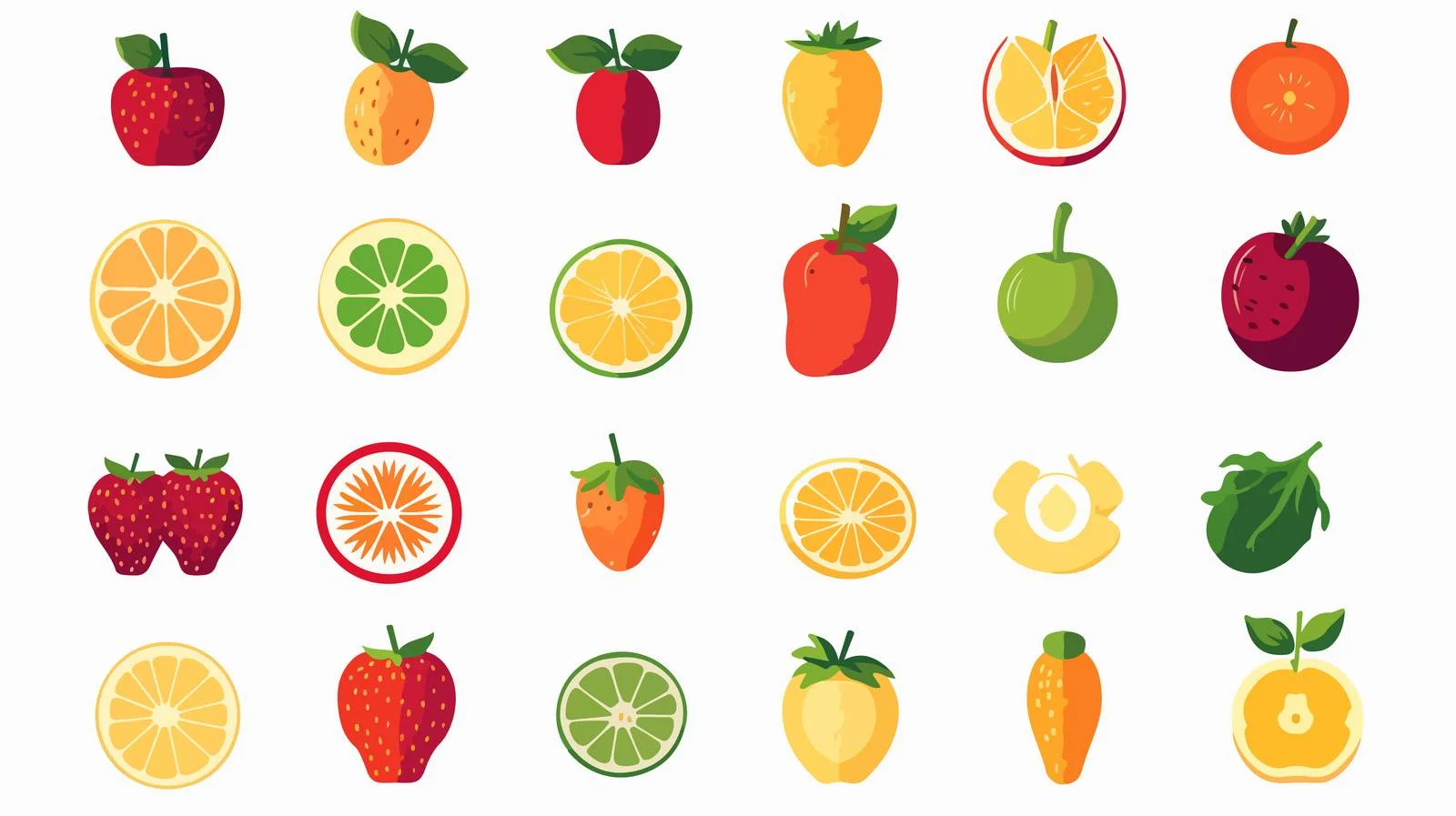 Fruit Vector Icon Set — free download from Dotvec