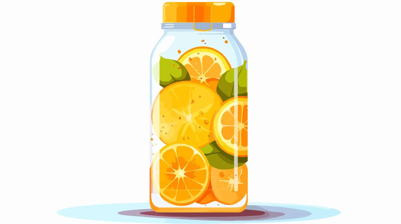 Refreshing Fruit-Infused Water Bottle with Loop — free download from Dotvec