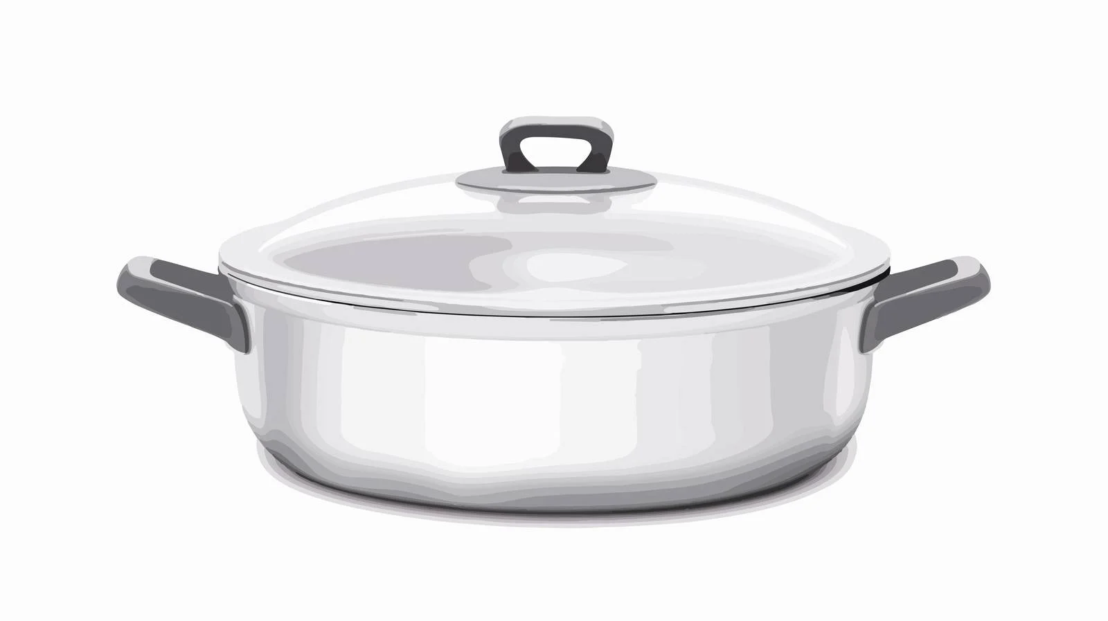 Aluminum Skillet Pan with Handle and Lid — free download from Dotvec