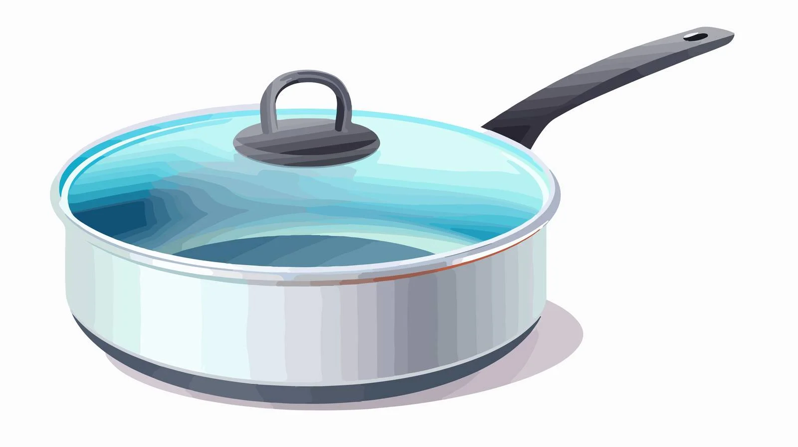 Aluminum Frying Pan with Detachable Handle — free download from Dotvec