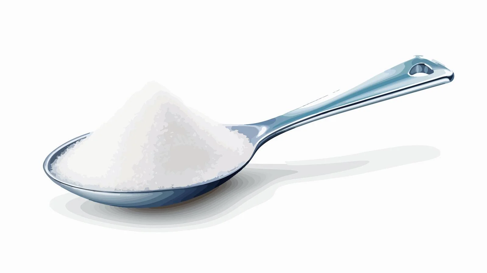 Sweet Stack of Sugar on Spoon — free download from Dotvec