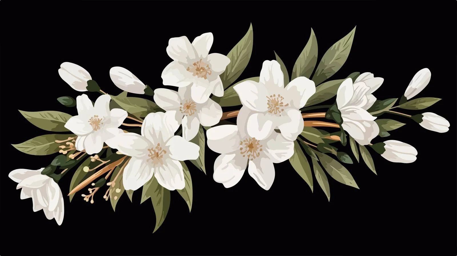 Elegant Funeral Bouquet Symbol — free download from Dotvec