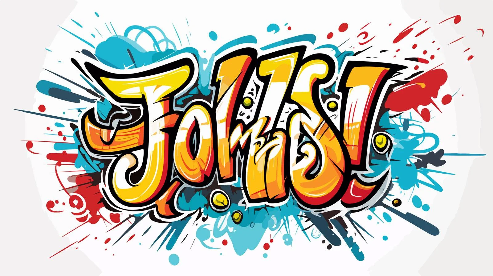 Whimsical Graffiti Cartoon Car Vector Illustration — free download from Dotvec