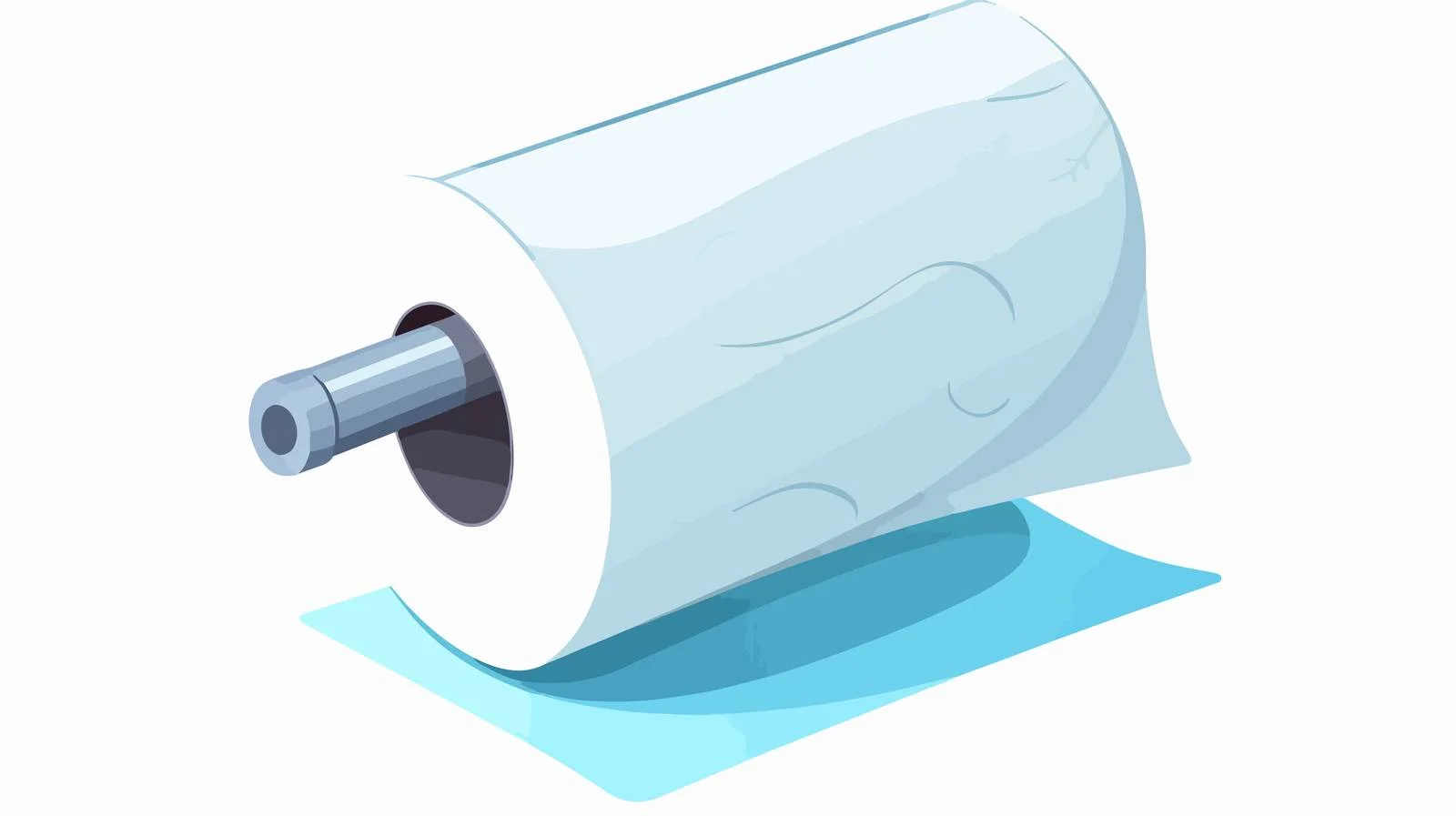 Clean Toilet Tissue Vector Illustration — free download from Dotvec