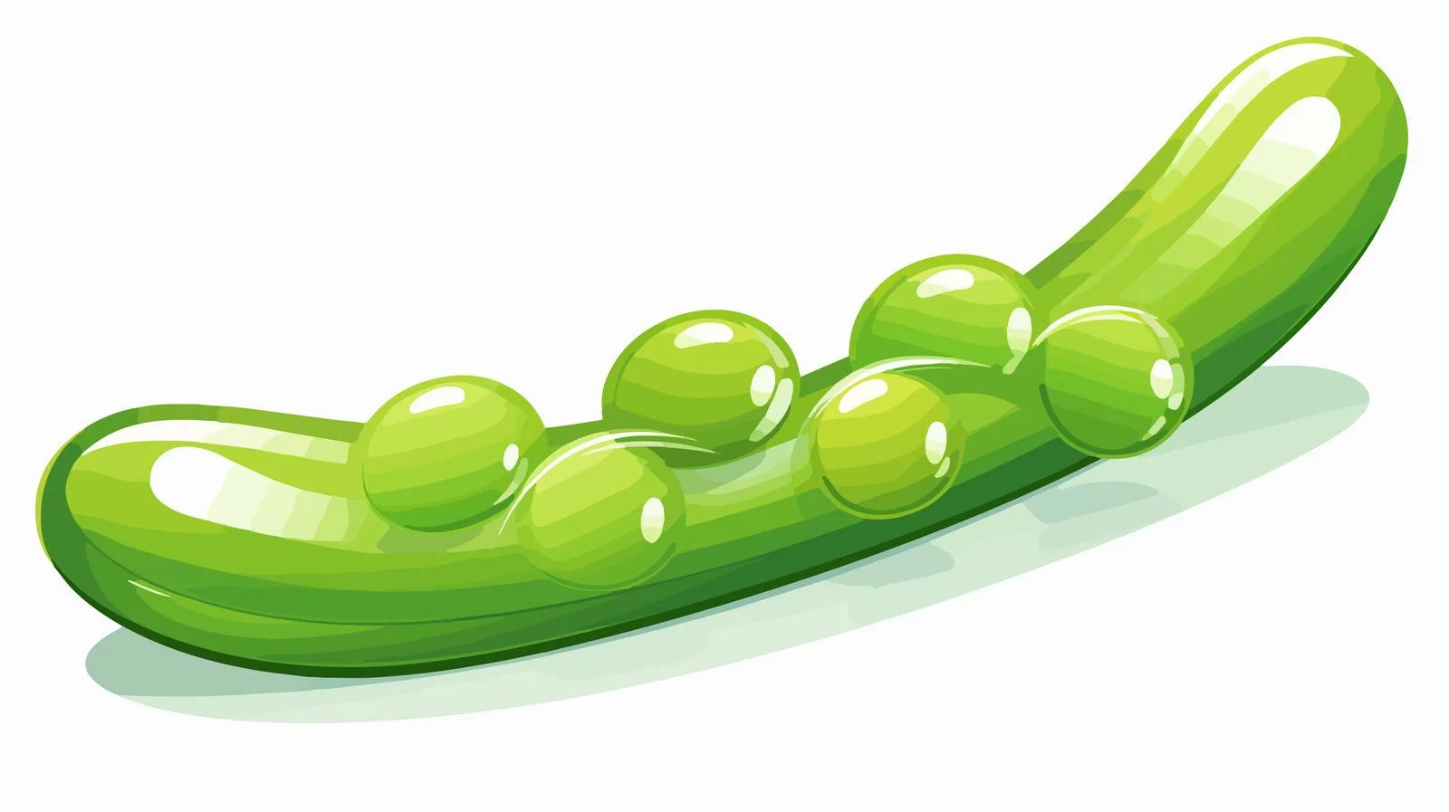 Vibrant Green Chew Gum Vector Illustration — free download from Dotvec
