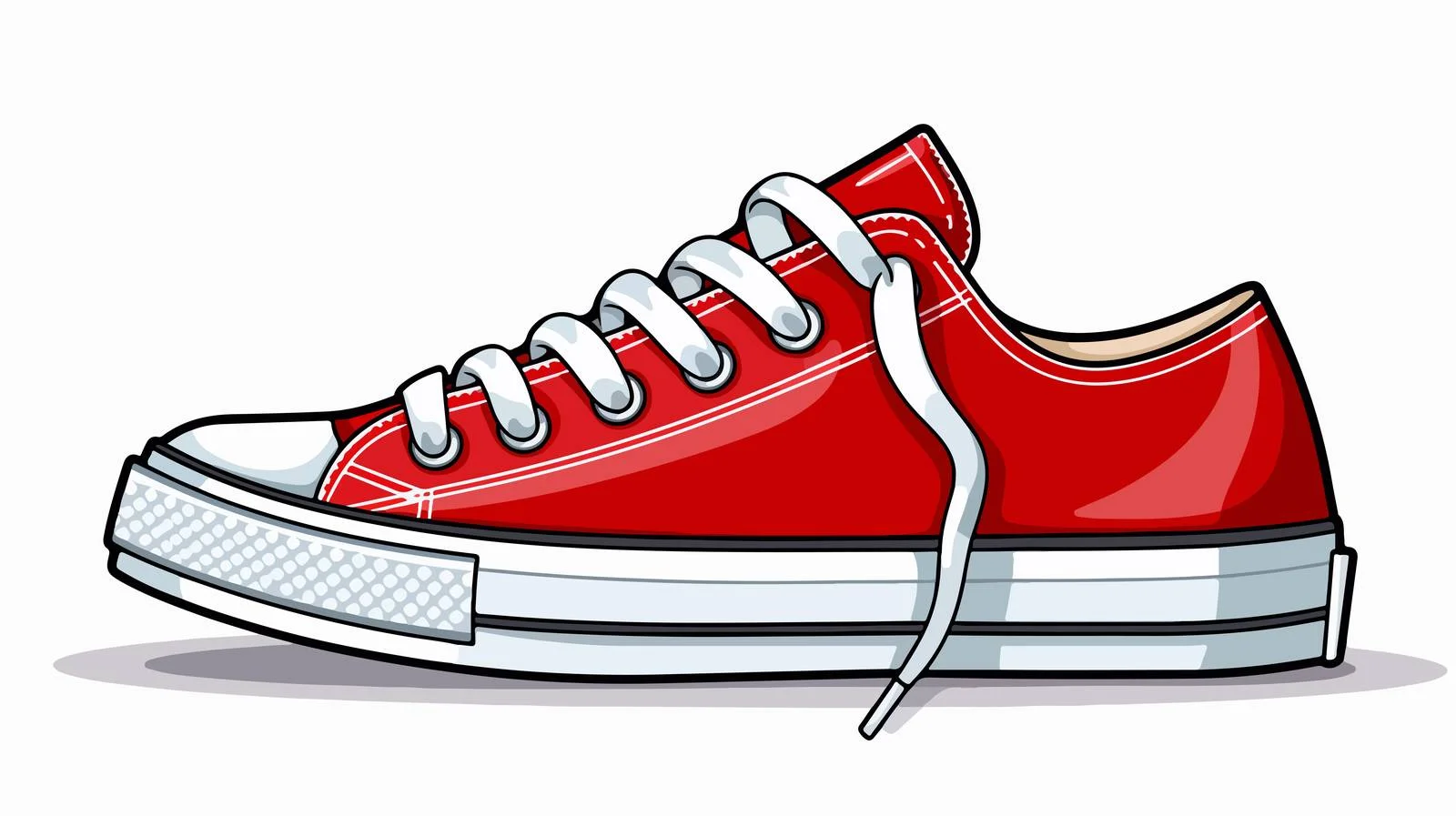 Fashionable Red Sneaker Lifestyle — free download from Dotvec