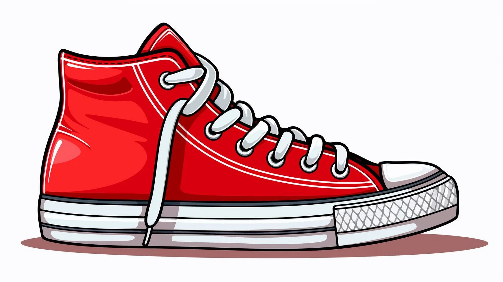 Stylish Red Sneaker Lifestyle Image — free download from Dotvec
