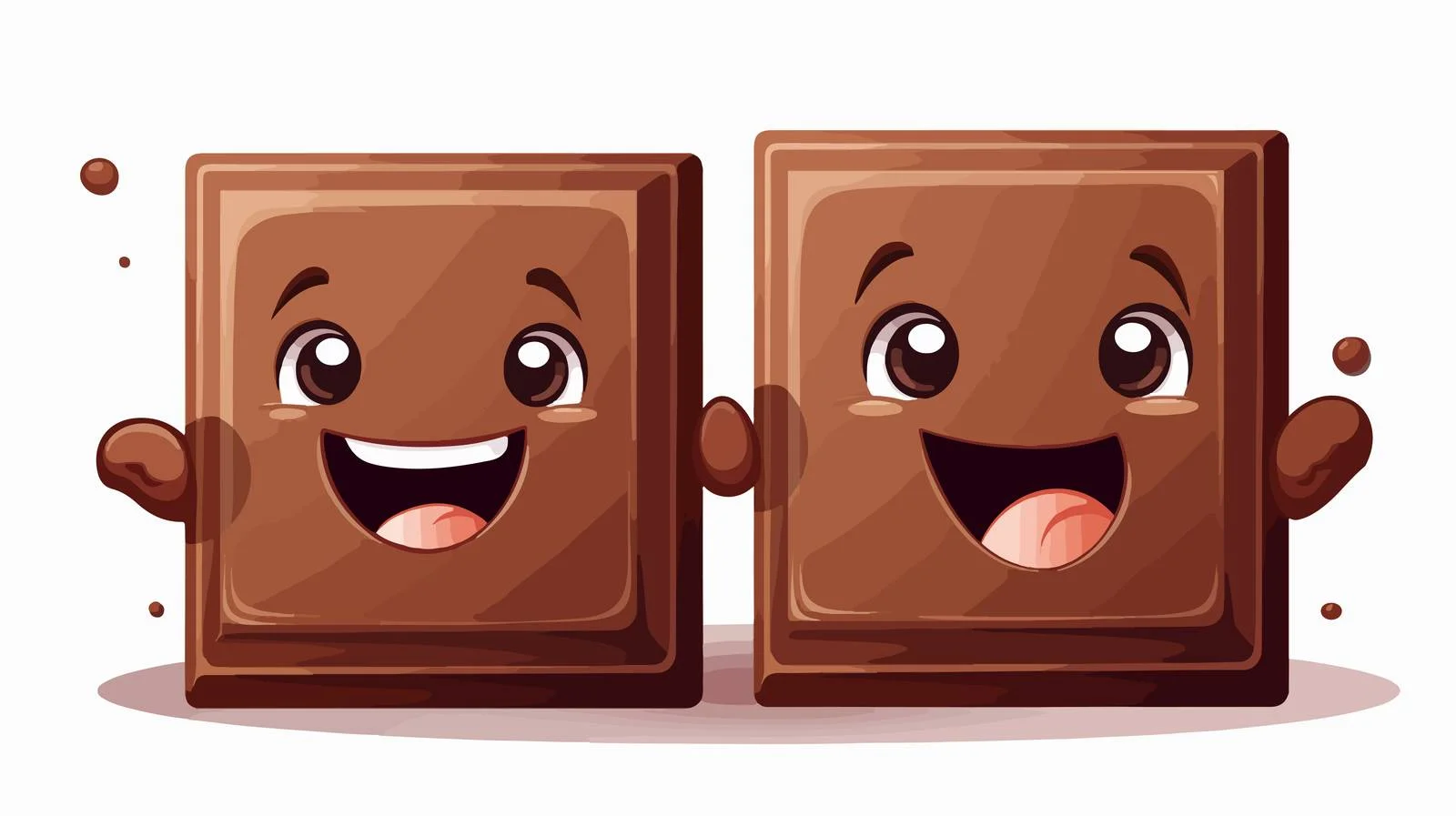 Adorable Chocolate Bars Ready to Eat — free download from Dotvec