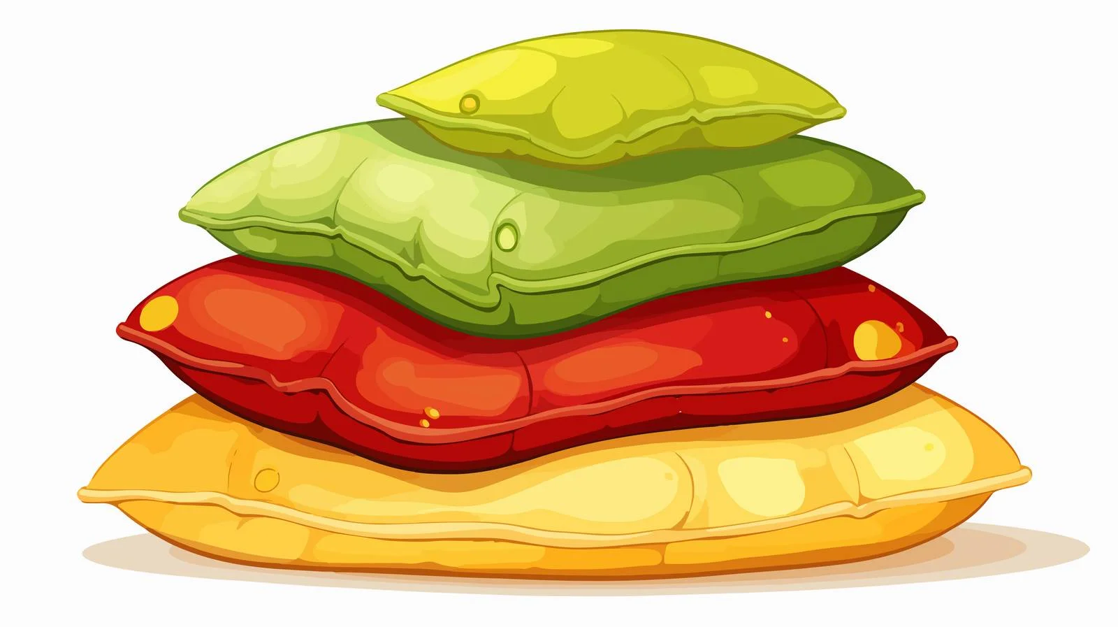 Vibrant Pillows Stack — free download from Dotvec