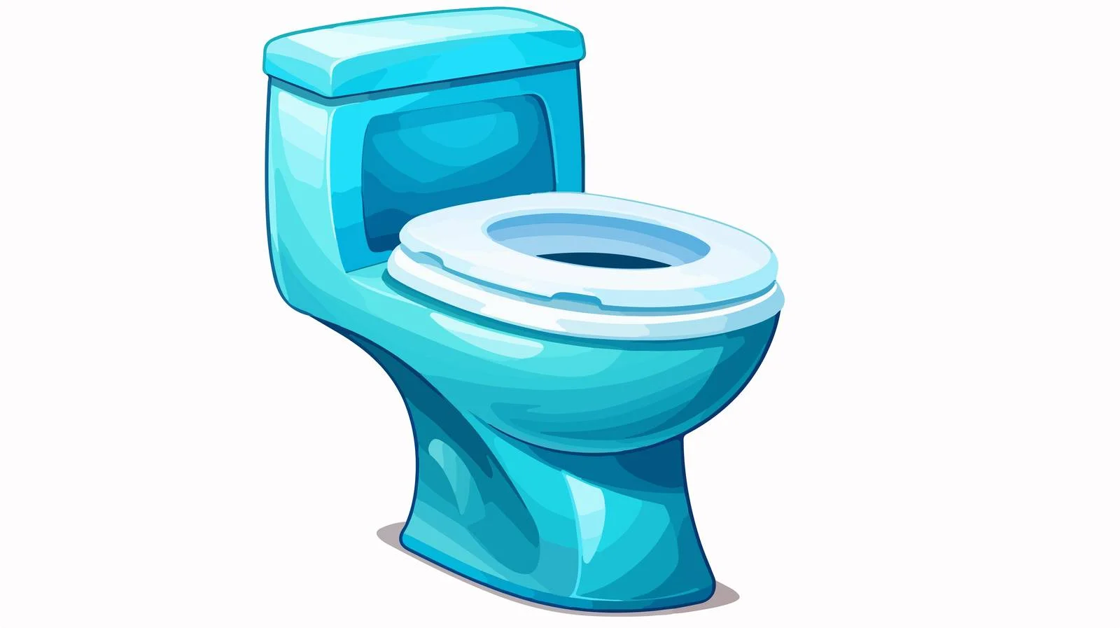 Adorable Toilet Vector Illustration — free download from Dotvec