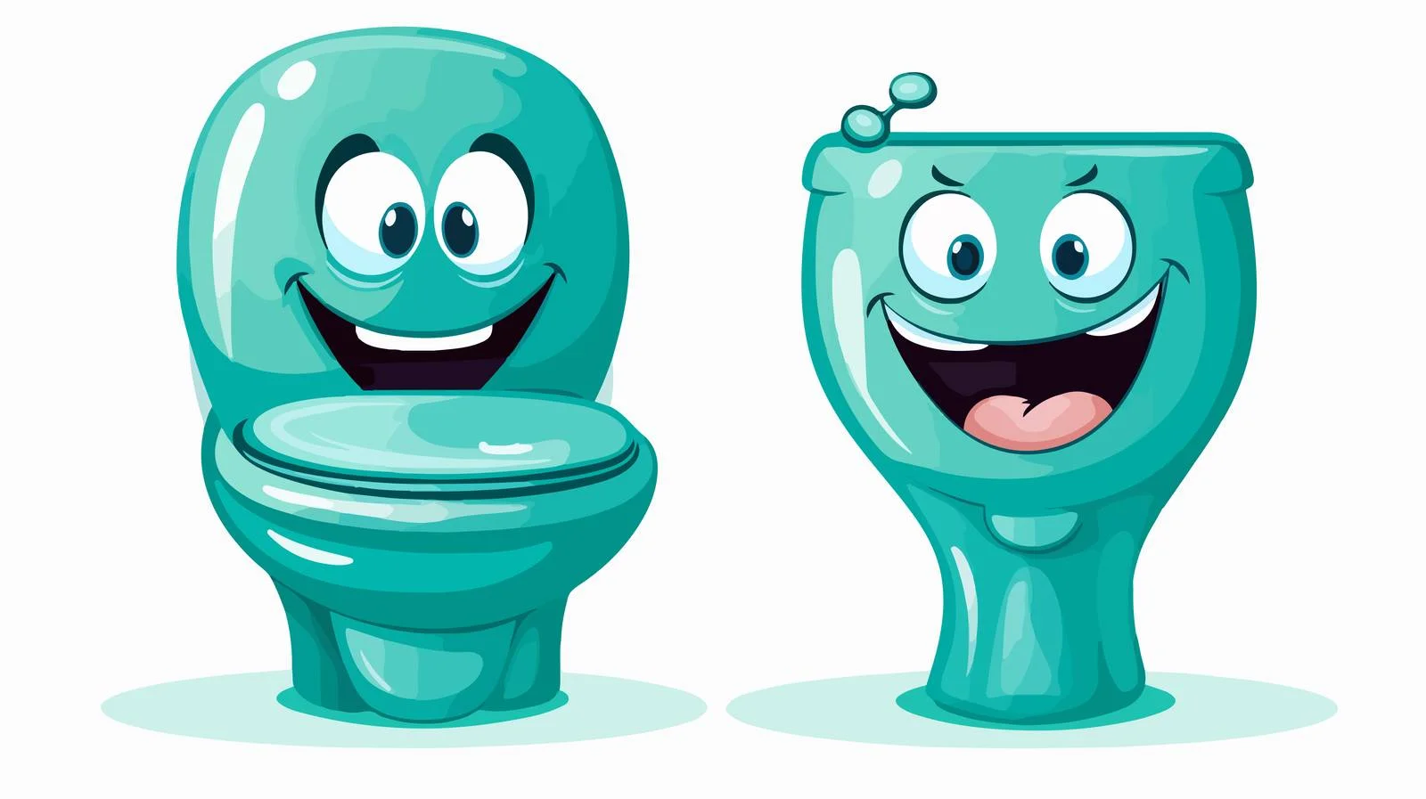 Vibrant Toilet Vector Illustration — free download from Dotvec