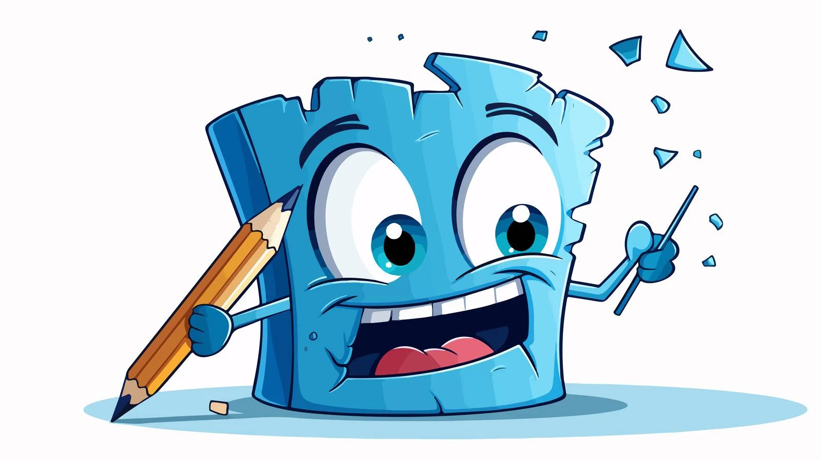 Adorable Pencil Breaks in Cartoon Style — free download from Dotvec