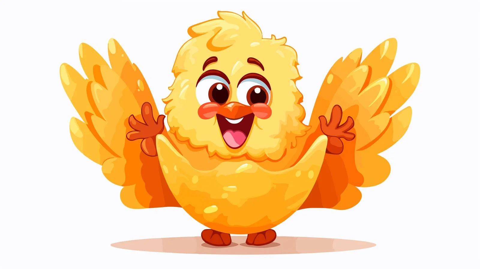 Adorable Chicken Wing in Paper Packaging — free download from Dotvec