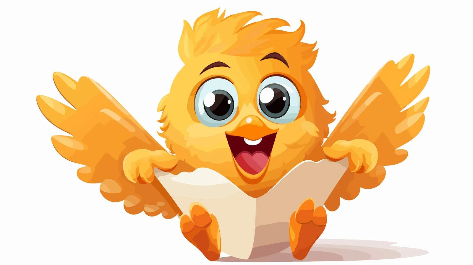 Adorable Chicken Wing in Paper Packaging — free download from Dotvec