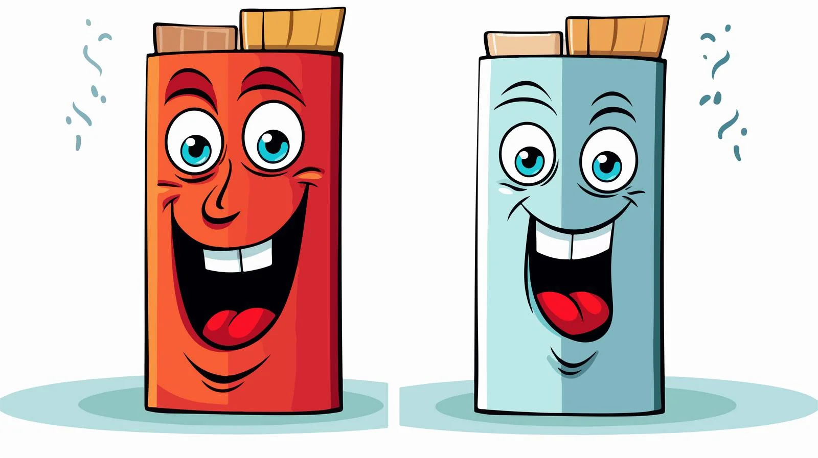 Humorous Smoking Pack Vector Illustration — free download from Dotvec