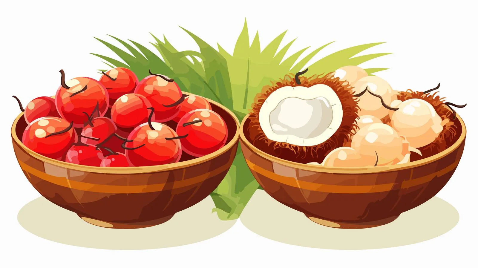 Adorable Sugar Palm Fruit in Bowls — free download from Dotvec