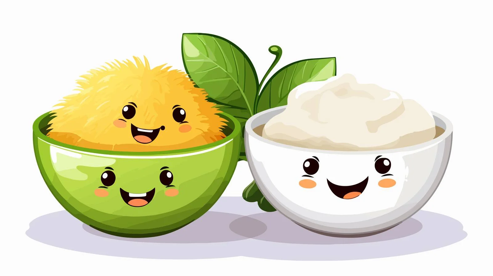 Adorable Sugar Palm Fruit in Bowls — free download from Dotvec