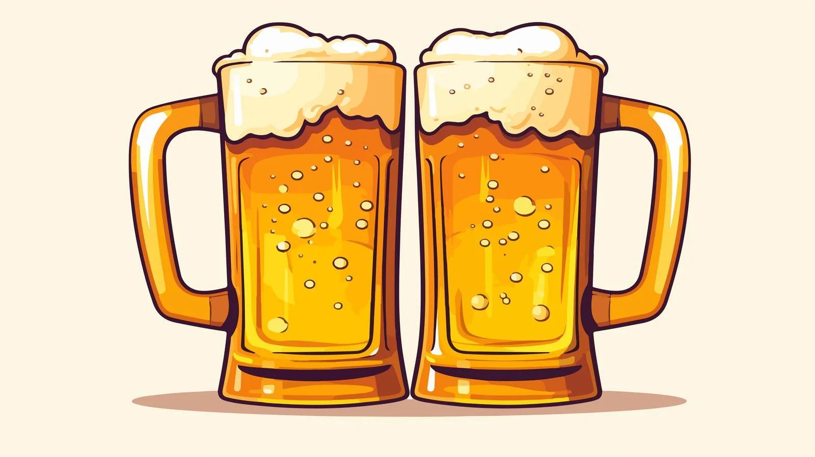 Playful Beer Glass for Festive Events — free download from Dotvec