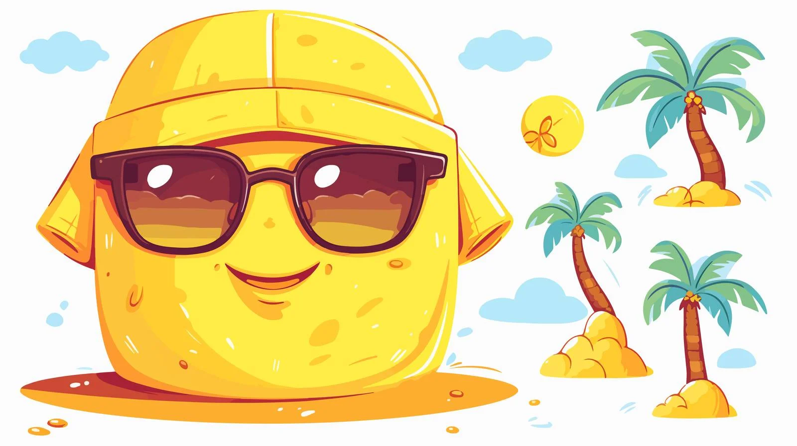 Vibrant Beach Shirt — free download from Dotvec