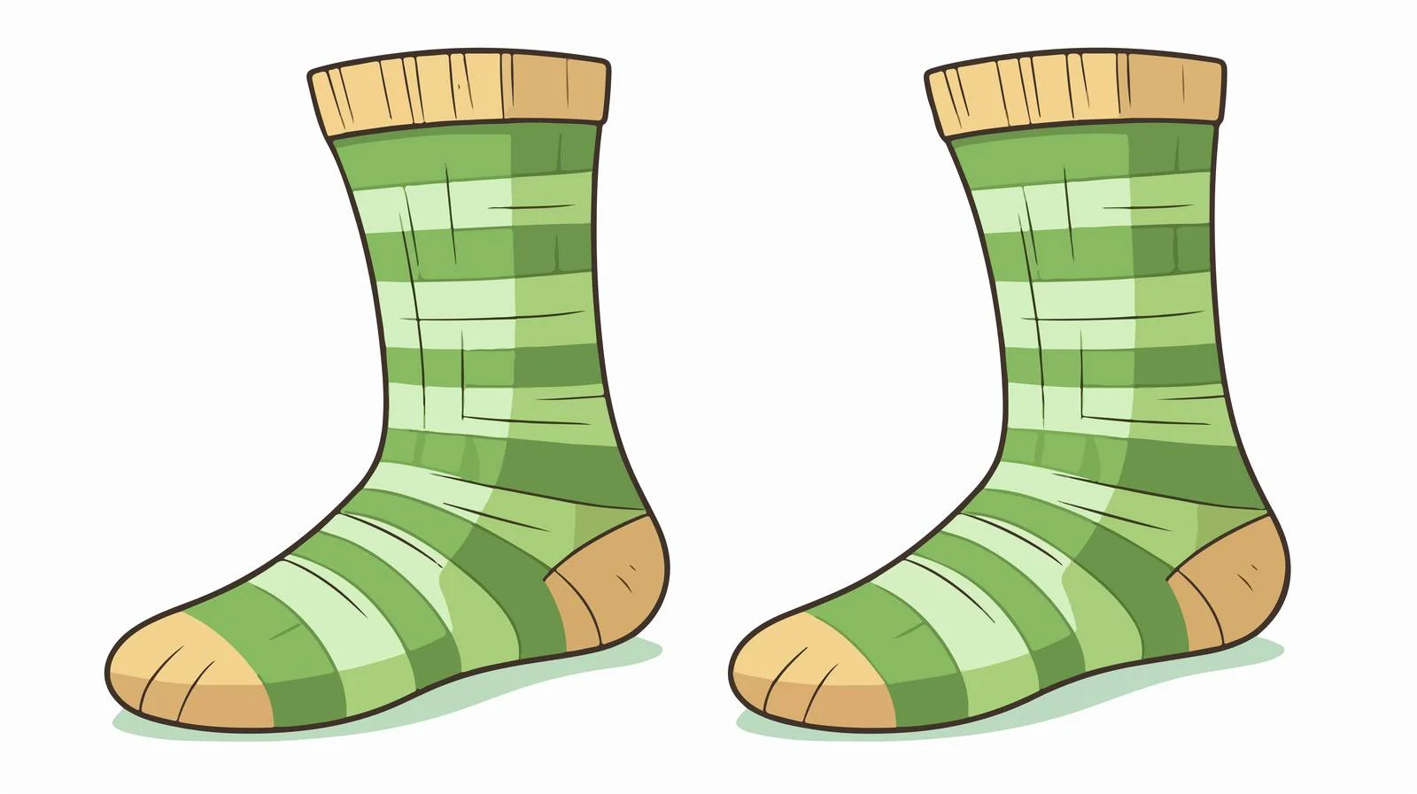 Adorable Striped Socks Image — free download from Dotvec