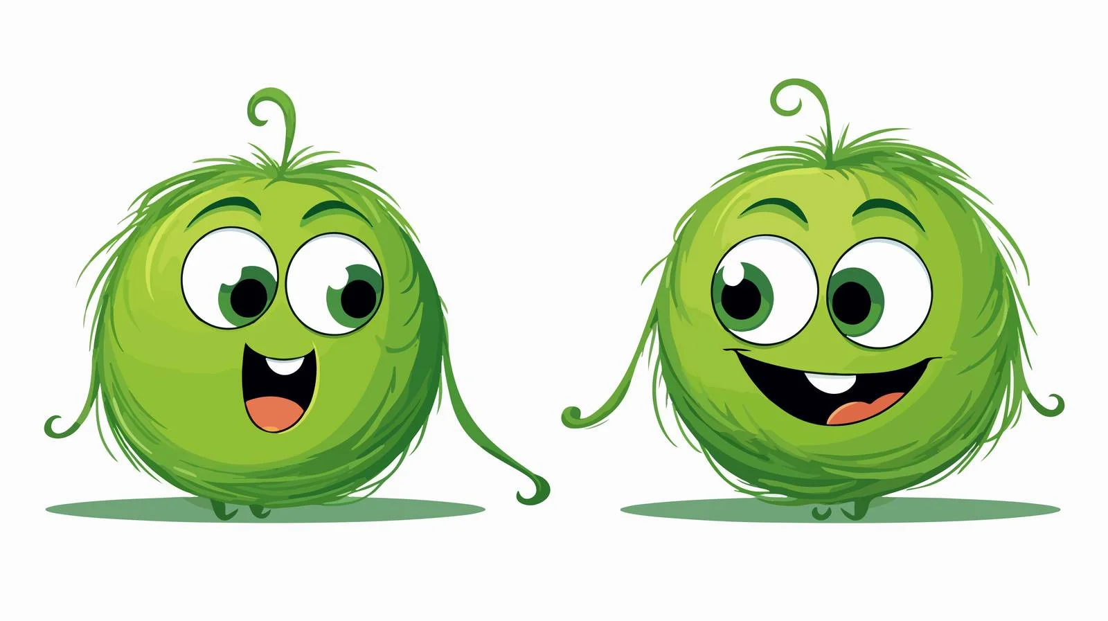 Whimsical Green Yarn Vector Illustration — free download from Dotvec